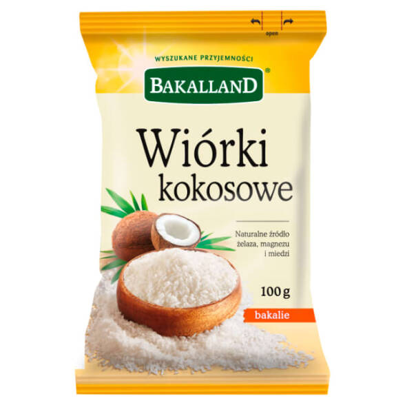 Wiórki kokosowe Bakalland 100g