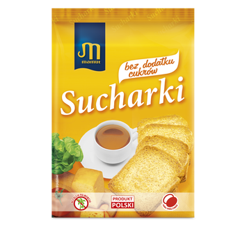 Sucharki bezcukrowe Mamut 225g