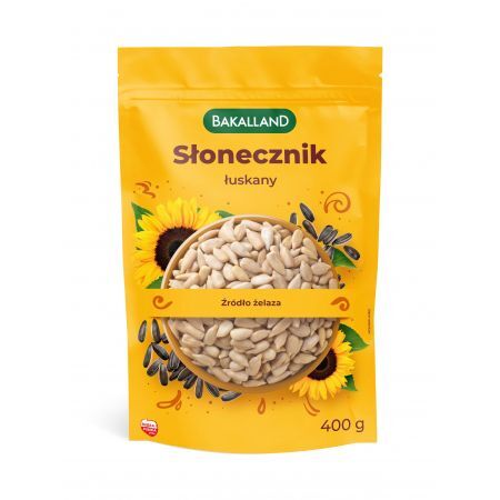 Słonecznik łuskany Bakalland 400g