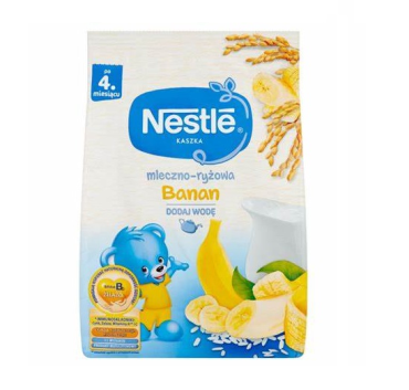 Kaszka mleczno-ryżowa banan po 4 miesiącu Nestle 230g