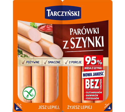 Parówki z szynki Tarczyński 220g 3 szt.