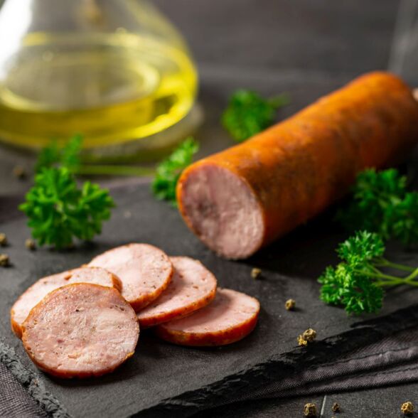 Kiełbasa szynkowa wieprzowa w plastrach Tradycyjna Wędzarnia 300g