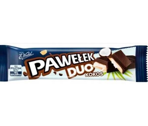 Pawełek batonik duo kokos 45g