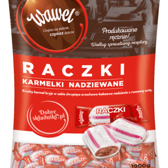 Cukierki Raczki Wawel 1 kg 2 op.