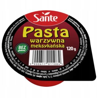 Pasta warzywna meksykańska Sante 120g 3 szt.