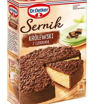 Sernik Królewski z czekoladą Dr Oetker 520g 3 szt.