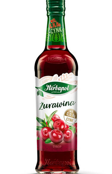 Syrop żurawinowy Herbapol 420ml 3 szt.