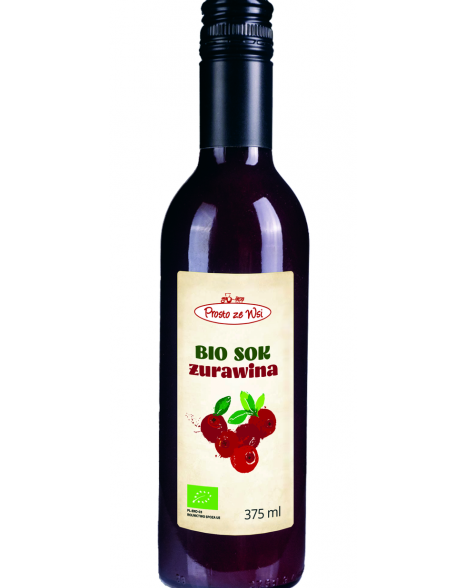 Bio sok żurawinowy Prosto ze Wsi 375ml