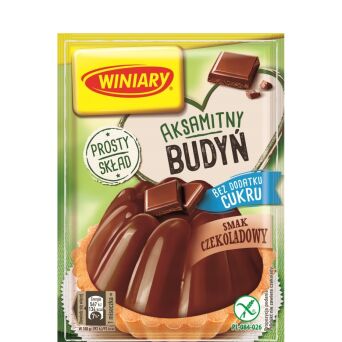 Budyń czekoladowy bez dodatku cukru Winiary 38g 3 szt.