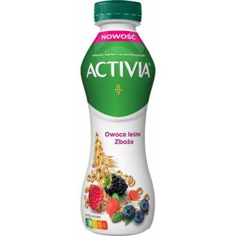Danone Activia owoce leśne zboża jogurt 280g