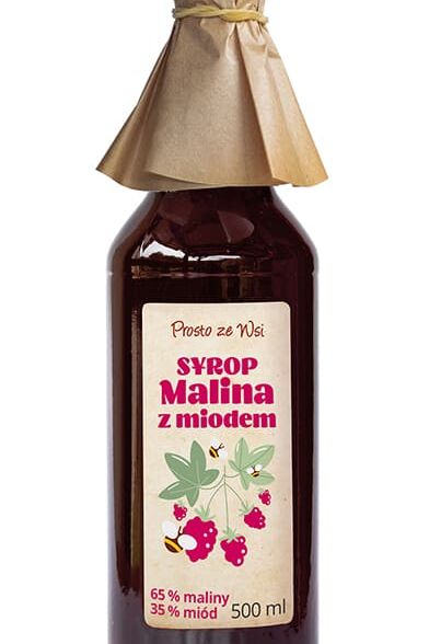 Syrop malina z miodem Prosto ze Wsi 500ml