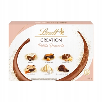 Creation bombonierka petits desserts Lindt 173g