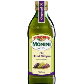 Monini olej z pestek winogron 500ml 3 szt.