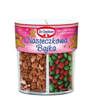 Ciasteczkowa Bajka Mix dekoracji cukrowych Dr Oetker 75g