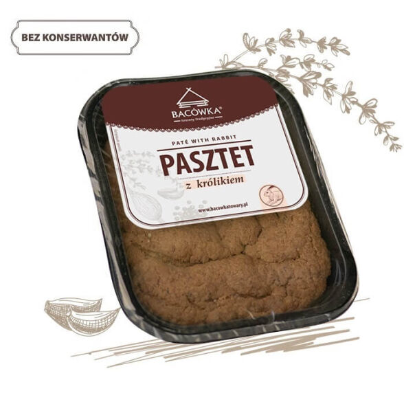 Pasztet z królikiem Bacówka (foremka) 340g