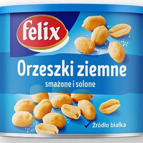 Orzeszki ziemne smażone i solone Felix 140g