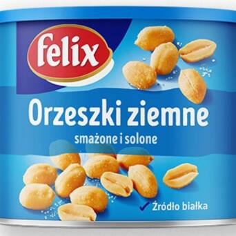 Orzeszki ziemne smażone i solone Felix 140g