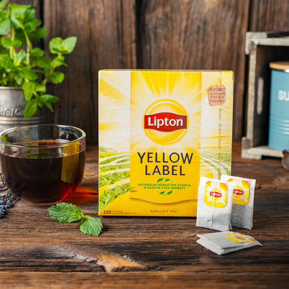 Herbata Lipton Yellow Label 92 torebki 3 op.