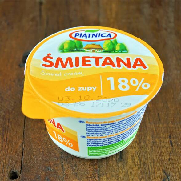 Śmietana 18% Piątnica 200g 3 szt.