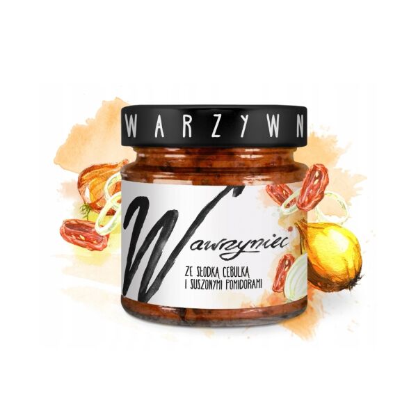 Wawrzyniec pasta warzywna ze słodką cebulką i suszonymi pomidorami 180g