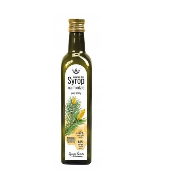 Syrop na miodzie pędy sosny Oleofarm 250ml 3 szt.