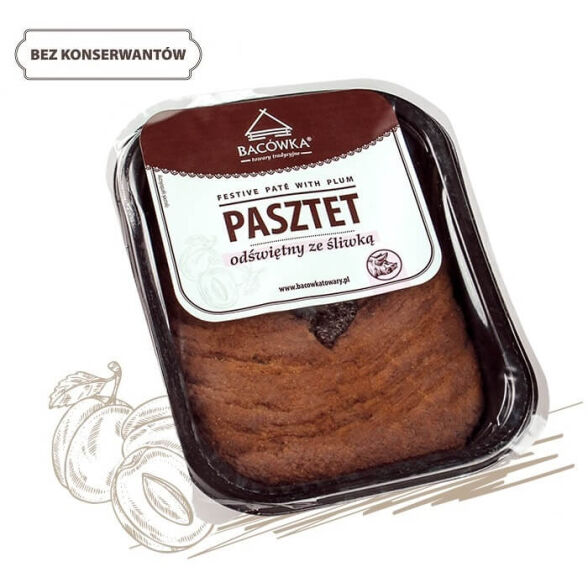 Pasztet odświętny ze śliwką Bacówka (foremka) 320g