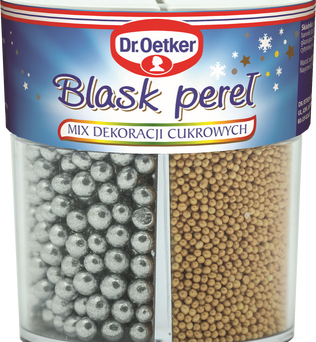 Blask pereł Mix dekoracji cukrowych Dr Oetker 81g 3 szt.