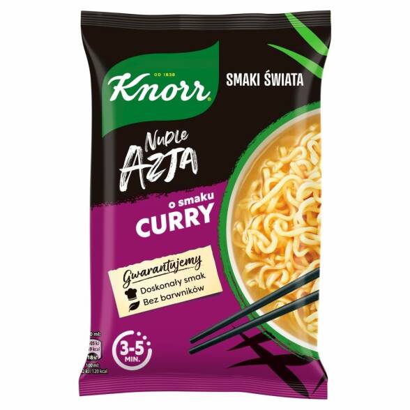 Nudle Azja o smaku curry Knorr 70g