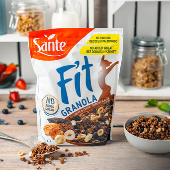 Fit Granola orzechy & kakao Sante 300g