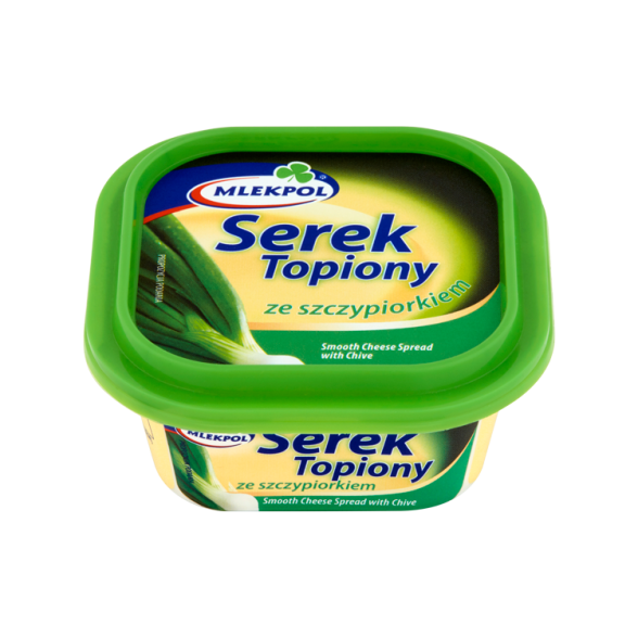 Ser topiony szczypior kubek Mlekpol 100g 3 szt