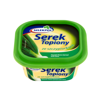 Ser topiony szczypior kubek Mlekpol 100g 3 szt