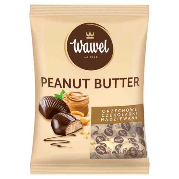 Cukierki nadziewane peanut butter Wawel 1kg 2 op.