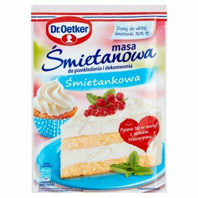 Masa śmietanowa śmietankowa Dr Oetker 56g