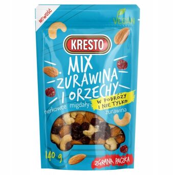 Mix żurawina i orzechy Kresto 140g