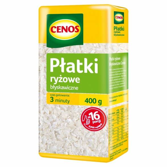 Płatki ryżowe błyskawiczne Cenos 400g