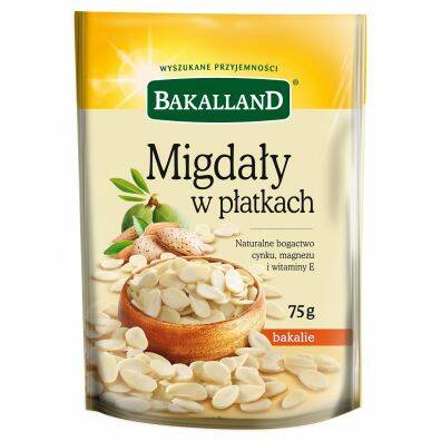 Migdały w płatkach Bakalland 150g 3 szt.