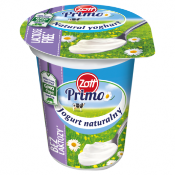 Jogurt naturalny Primo bez laktozy Zott 330g 3 szt.