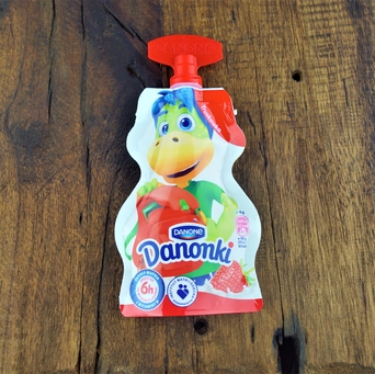 Danonki Jogurt truskawkowy - saszetka 70g