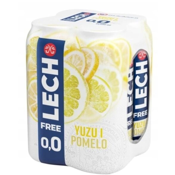 Lech free yuzu i pomelo 500ml (4-pak)