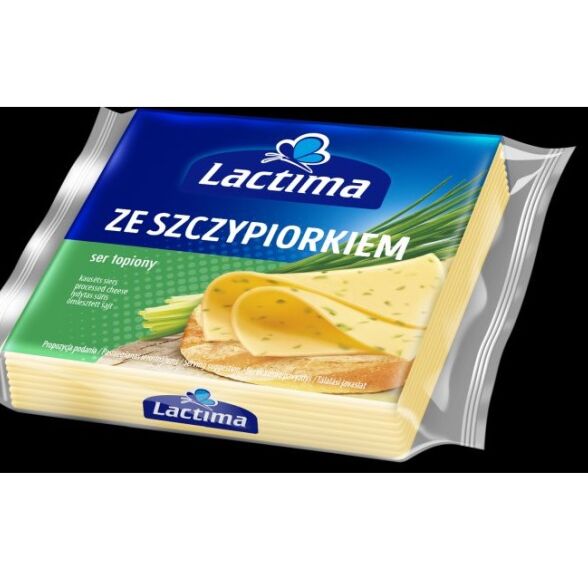 Ser topiony ze szczypiorkiem w plastrach Lactima 130g