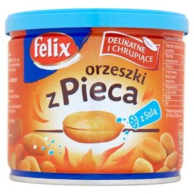 Orzeszki ziemne z pieca z solą Felix 140g 3 szt.