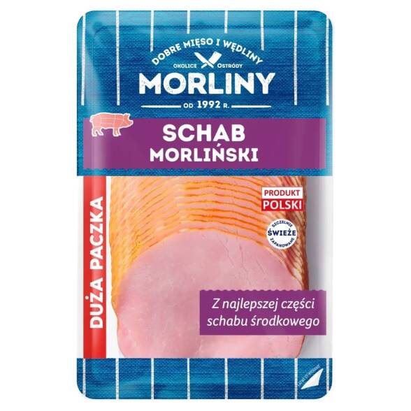 Schab morliński w plastrach Morliny 200g 3 op.