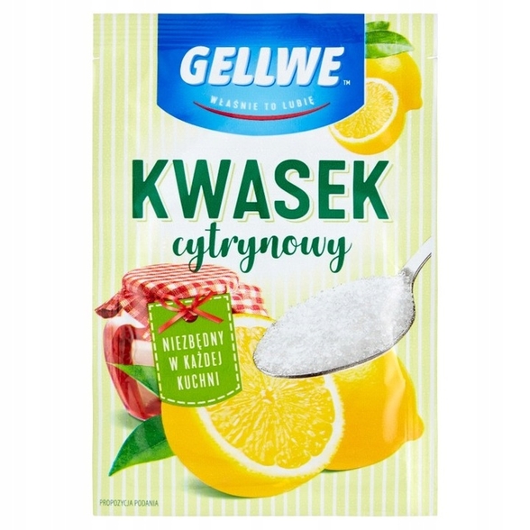 Kwasek cytrynowy Gellwe 20g