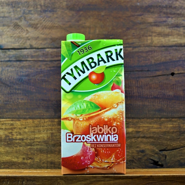 Tymbark jabłko-brzoskwinia karton 1l