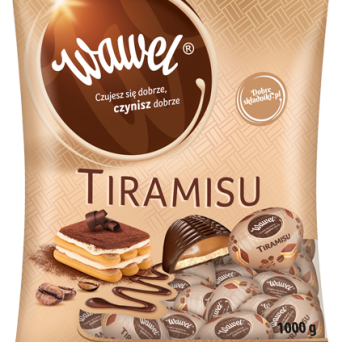 Cukierki nadziewane Tiramisu Wawel 1 kg 2 op.