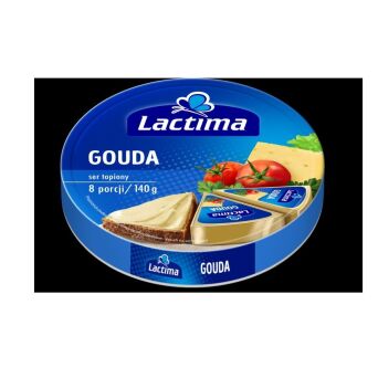 Ser topiony gouda krążek Lactima 140g 3 szt.