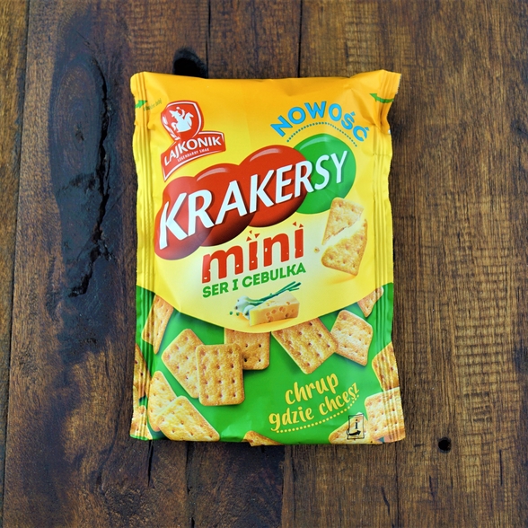 Krakersy mini ser i cebulka 100g