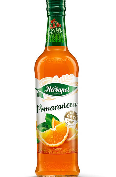 Syrop pomarańczowy Herbapol 420ml