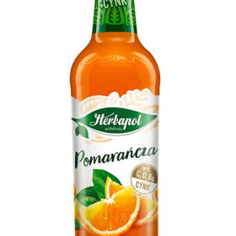 Syrop pomarańczowy Herbapol 420ml