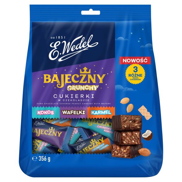 Cukierki mieszanka wedlowska bajeczny crunchy E.Wedel 356g